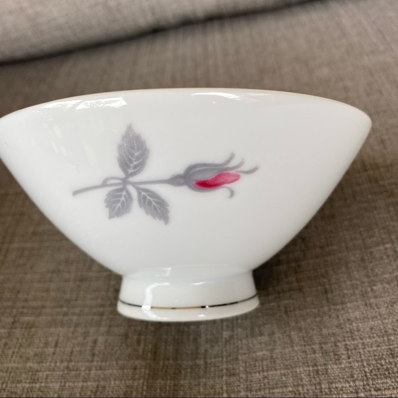 Vintage Pink Rose Zephyr x Deville Soup Rice Bowl - Picture 7 of 7